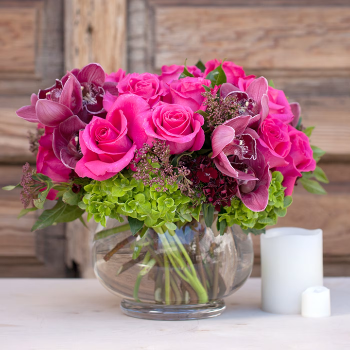 Vivid Dream floral arrangement perfect for Valentine's Day, featuring vibrant blooms, available with same-day delivery from a Los Angeles florist.